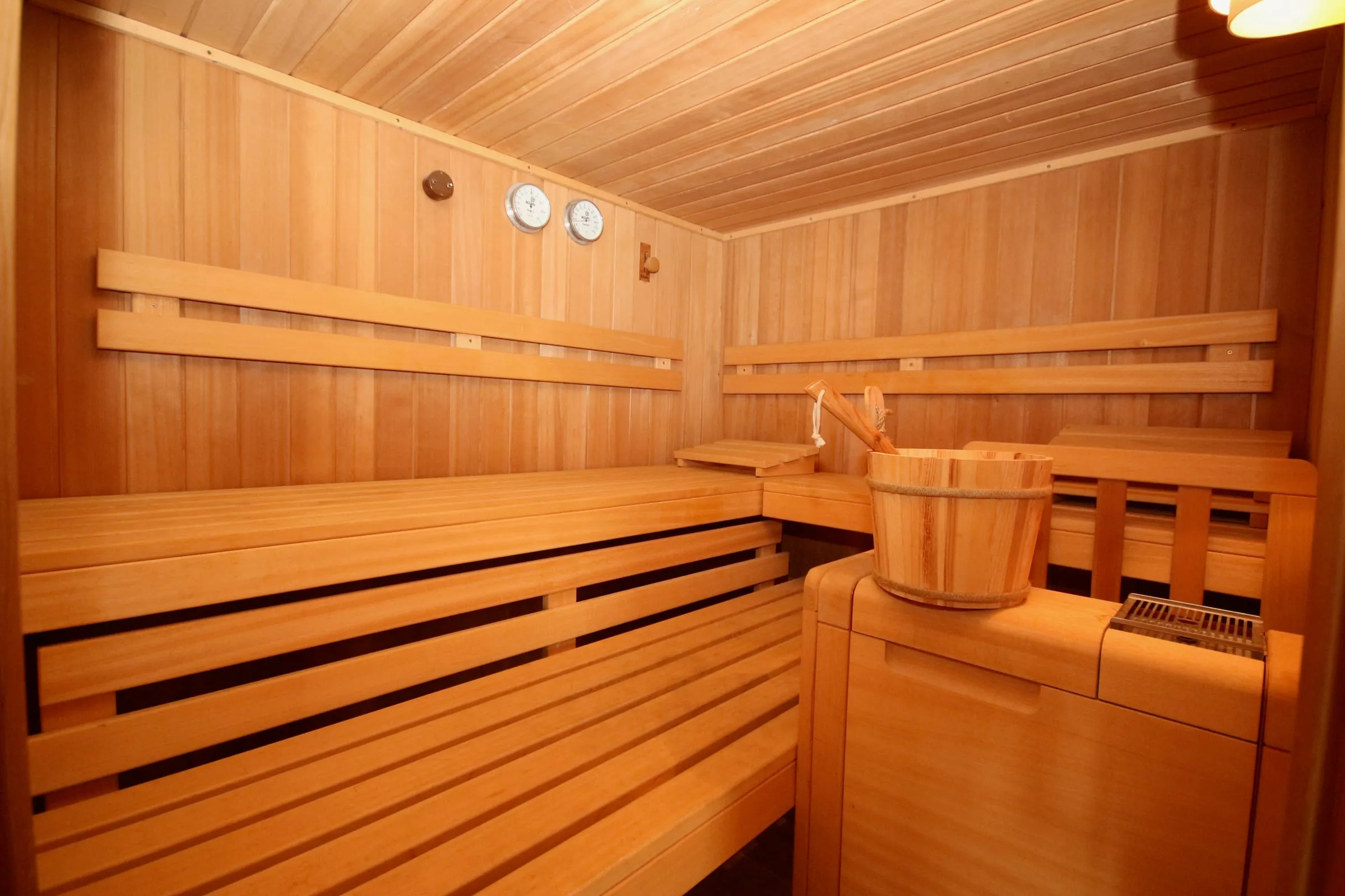 Finnische Sauna in der Villa Rosengarten